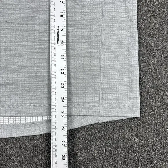 Vineyard Vines Performance 1/4 Zip Pullover Mens White Gray Stretch Size Medium - Picture 2 of 5